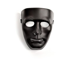 Чёрная маска на всё лицо