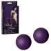 Силиконовые вагинальные шарики фиолетовые Black Rose - фото