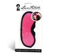 Маска розовая на глаза Peek-A-Boo Love Mask