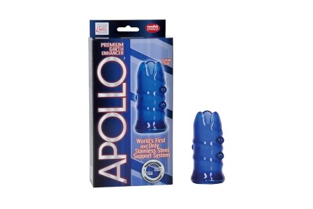 Синяя насадка Apollo Premium Girth Enhancers