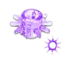 Фиолетовое кольцо на пенис со стимуляторами