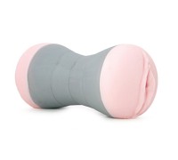 Компактный двойной мастурбатор вагина и попка Travel Gripper