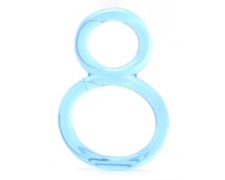 Голубое двухпетельное кольцо Ofinity
