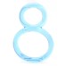 Голубое двухпетельное кольцо Ofinity - фото