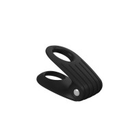 Эрекционное кольцо Ovo с вибрацией черное