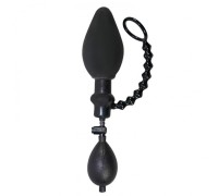 Анальная втулка с грушей и колечком для пениса Double Devotion