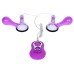 Вибромассажер для груди с 7 функциями вибрации фиолетовый - фото
