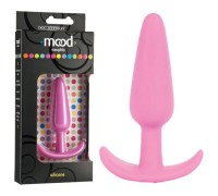 Розовая силиконовая пробка Mood Naughty medium