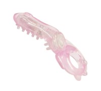 Виброкольцо розовое Tortoise Cock Ring