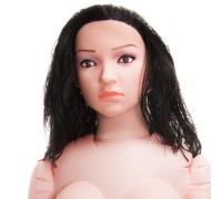 Надувная кукла с 3D лицом брюнетка