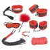 Красный бондажный набор Taboo Accessories Extreme Set №5 - фото