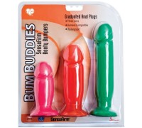 Набор из 3-х анальных пробок Bum Buddies