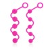 Анальные цепочки из силикона розовые Posh - фото