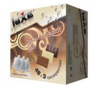 Презервативы Luxe Trio №3 Шоколадный рай (Шоколад) 1 блок (144 шт)