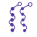 Анальные цепочки из силикона фиолетовые Posh - фото 2