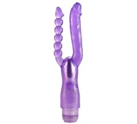 Вибратор двойной Double Pleasure фиолетовый