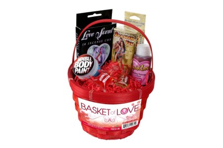 Красная подарочная корзинка Basket of Love