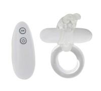 Виброкольцо с дистанционым управлением Vibrating Rabbit Cockring