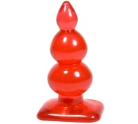 Анальная пробка Gum Drops Triple Bubble Red