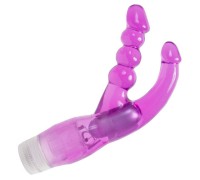 Анально-вагинальный вибратор Double Duty purple