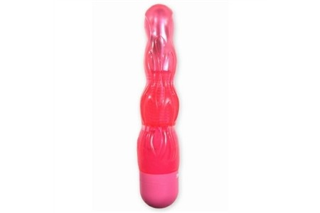 Волнистый розовый вибратор Bendable Flexems Flame