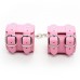 Широкие наручники с карабином - pink - фото 1