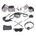 Бондажный набор Taboo Accessories Extreme Set №8 серебристый - фото