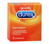 Презервативы Durex №3 Sensation (с пупырышками)