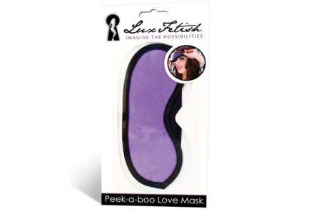 Маска фиолетовая на глаза Peek-A-Boo Love Mask