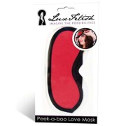 Маска красная на глаза Peek-a-boo Love Mask