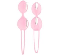 Шарики вагинальные Fun Factory Smartballs Duo нежно-розовые