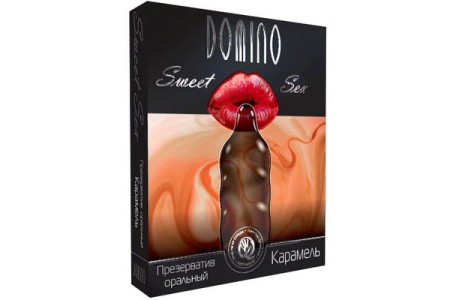 Оральные презервативы Domino Sweet Sex карамель