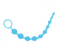 Голубая анальная цепочка Starsex