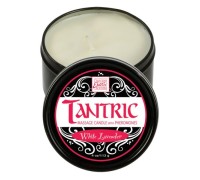 Массажная свеча с феромонами аромат белой лаванды Tantric White Lavander