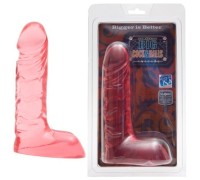 Фаллос Big Cock amp; Balls розовый
