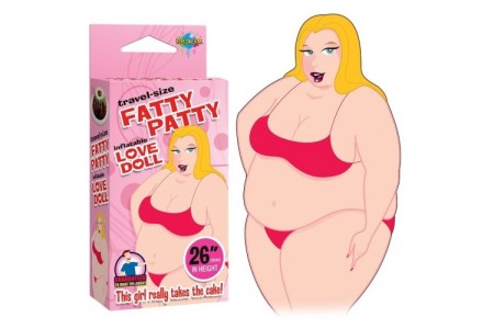 Мини-кукла для секса Travel Size Fatty Patty Blow Up Doll