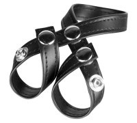 Разделитель мошонки из искусственной кожи на клепках 8 Style Ball Divider