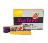 Возбуждающая жевательная резинка для женщин SexLove 5 шт.