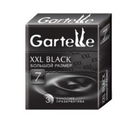 Презервативы Gartelle №7 XXL черные 3 шт