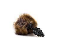 Анальная пробка Extra Feel Bunny Tail Buttplug Black