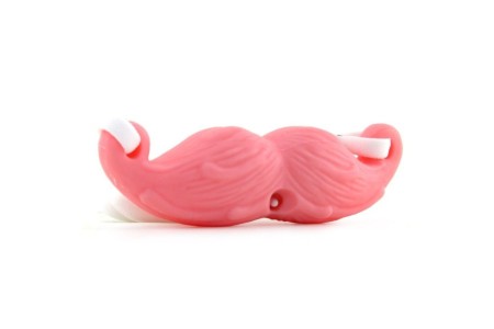 Розовые силиконовые виброусы The Mustachio