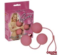Шарики вагинальные тройка Velvet Pink Balls