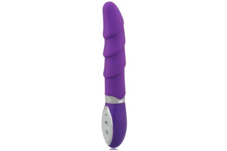 Вибратор рельефный пурпурный Wild Flirt Dildo Vibe 10 Function
