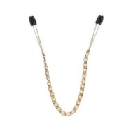 Длинные зажимы с цепочкой Gold and White