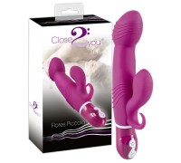 Вибратор для g-точки Close2You Flores Piccolo вишневый