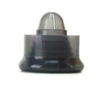 Универсальная насадка для помпы серая из силикона