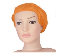 Кукла для секса с вибрацией рыжая 3D Face Love Doll