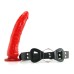Страпон на бедро FF Thigh Strap-On Red - фото 4