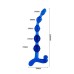 Анальная цепочка голубая Brendy Twist - фото 1
