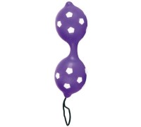 Вагинальные шарики на сцепке Duo Balls Hot Purple